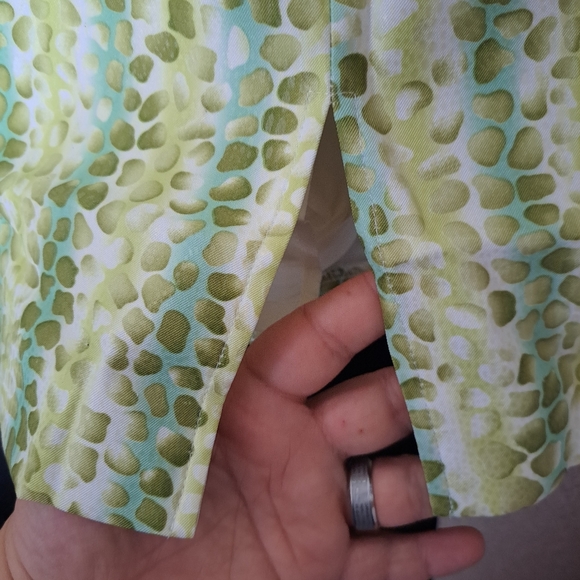 Lauren Taylor New York Animal Print Skirt Set sz 8 - Picture 6 of 11